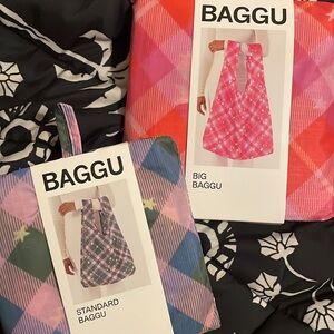BAGGU Star Plaid Reusable Bundle - NWT